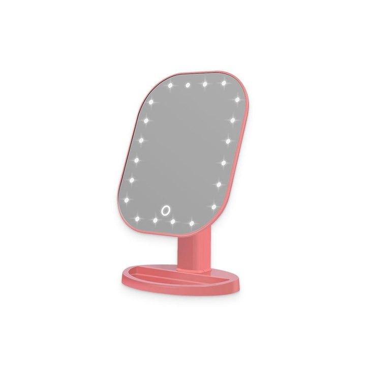 Square Hollywood Glam LED Makeup Mirror - MRSLM