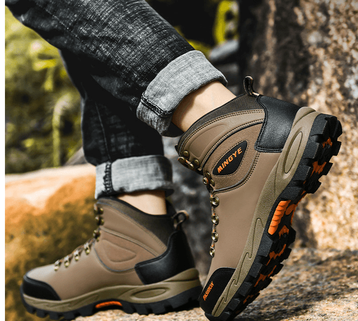 Hiking Shoes Men's Outdoor Sports Shoes Warm Winter Climbing - MRSLM