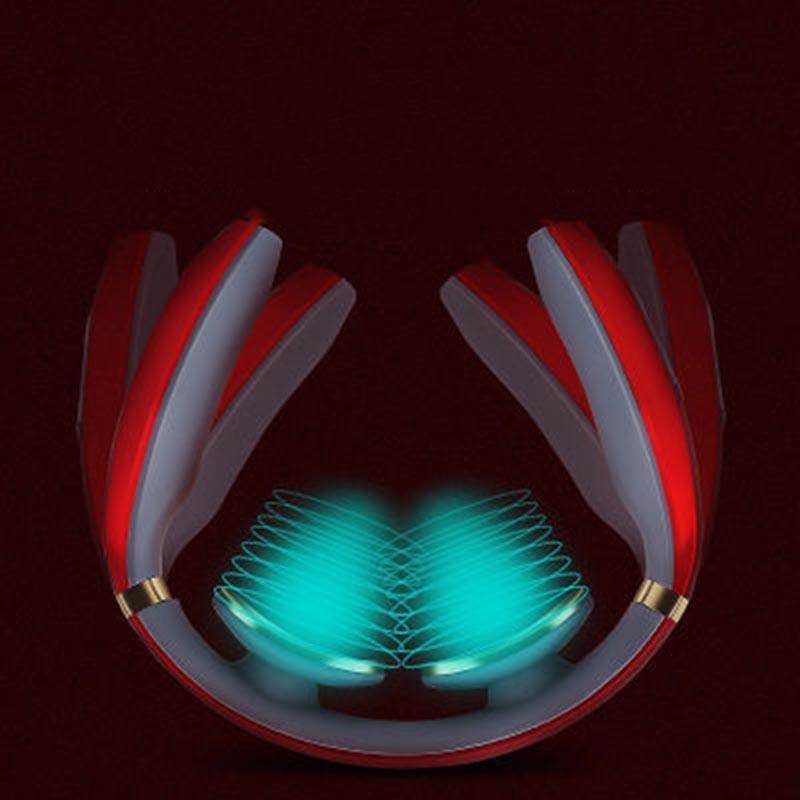Electric Neck Massager Magnetic Pulse Therapy Intelligent Neck Protector USB Rechargable Body Relax Treatment - MRSLM