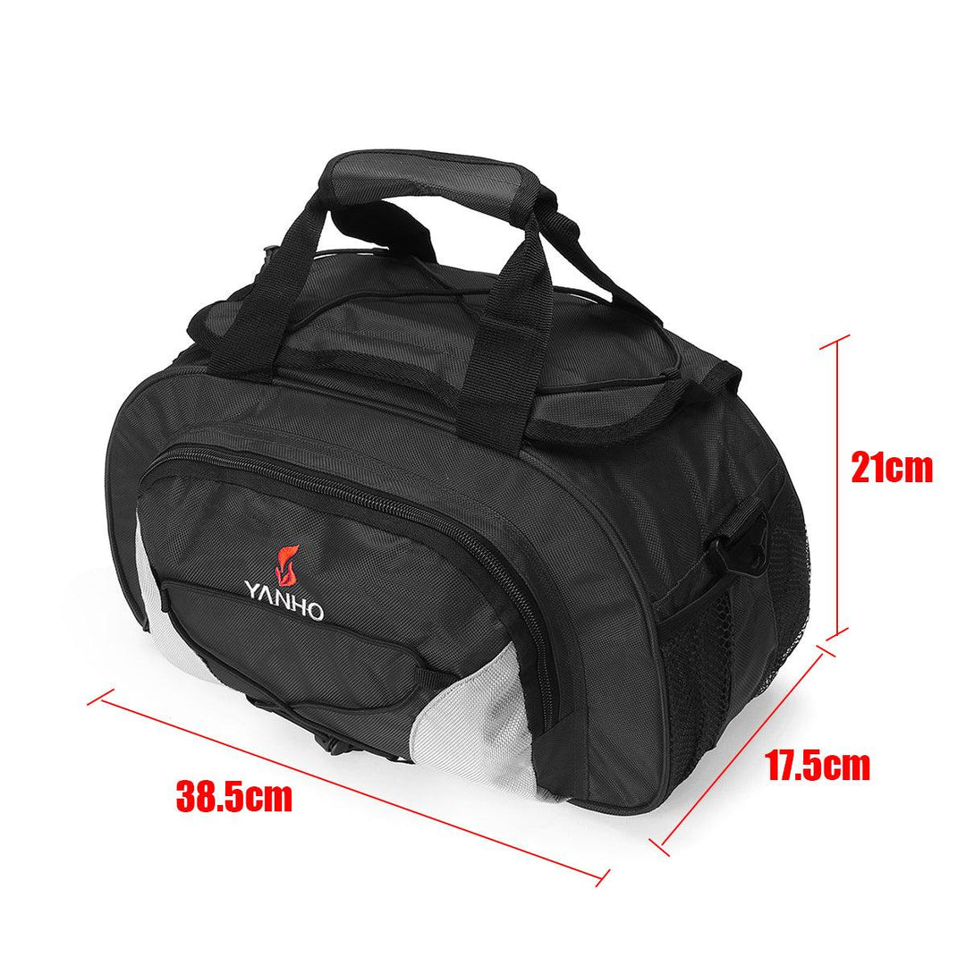 15L Bike Rear Back Under Seat Bag Shoulder Handbag Bicycle Storage Pannier - MRSLM