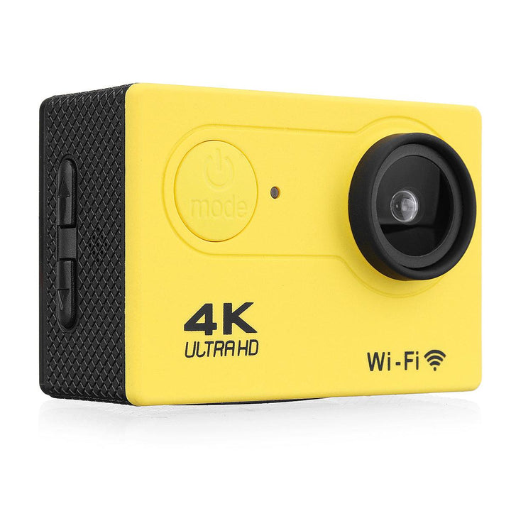 4K Action Camera WiFi Sports Camera Ultra HD 30M 170° Wide Angle Waterproof DV Camcorder with EIS Gyroscope Dual Anti Shake - MRSLM