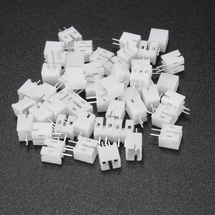 Excellway® 100Pcs Mini Micro JST 2.0 PH 2Pin Connector Plug With 120mm Wires Cables - MRSLM