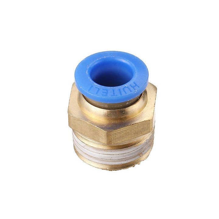 Machifit Pneumatic Connector Quick Joint PC Straight Male Thread Pipe Fittings 8-01/02/03/04 - MRSLM