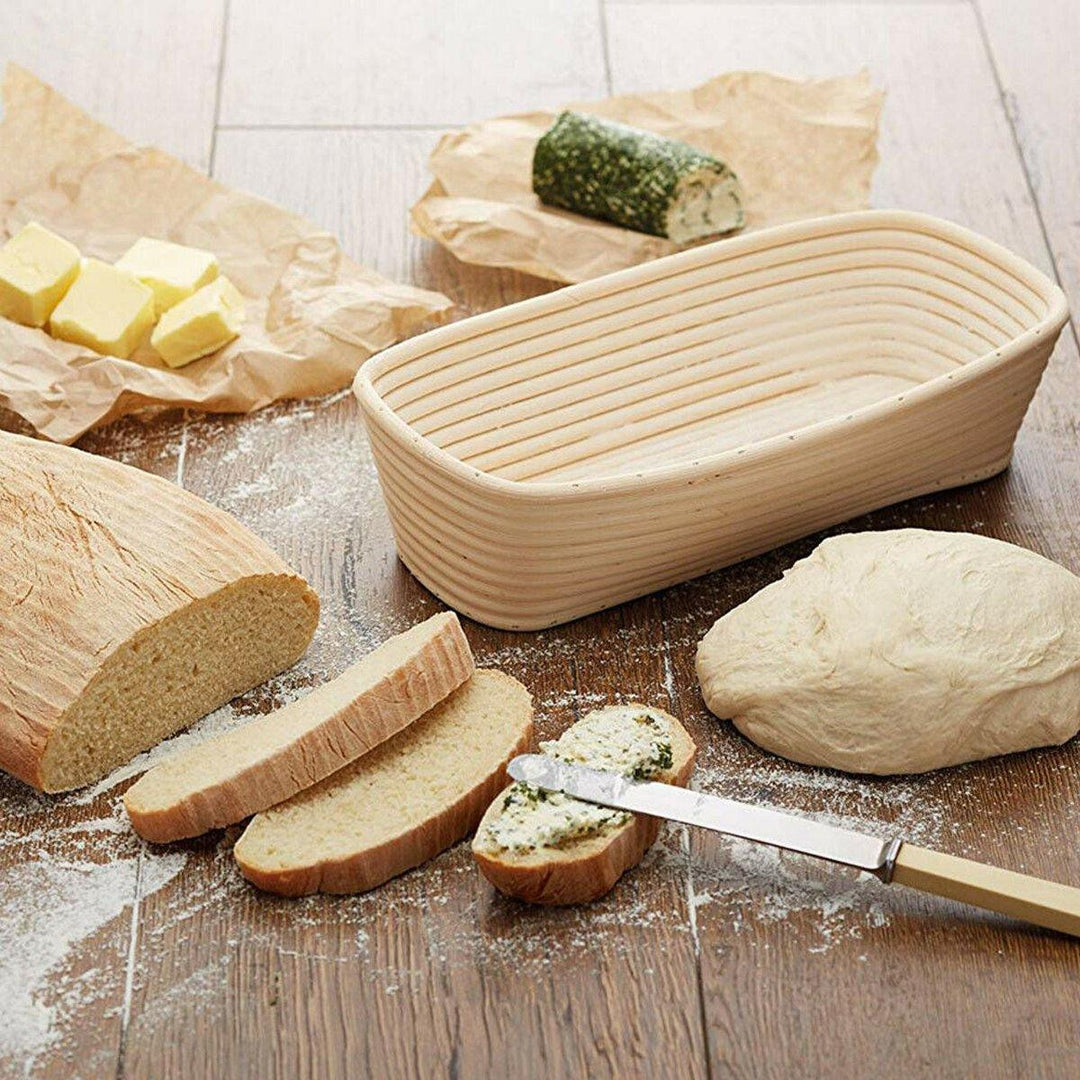 Banneton Bread Pan Bakery Proofing Bread Proofing Basket For Dough Bakery Tools Box Oval Fermentation Rattan Basket - MRSLM