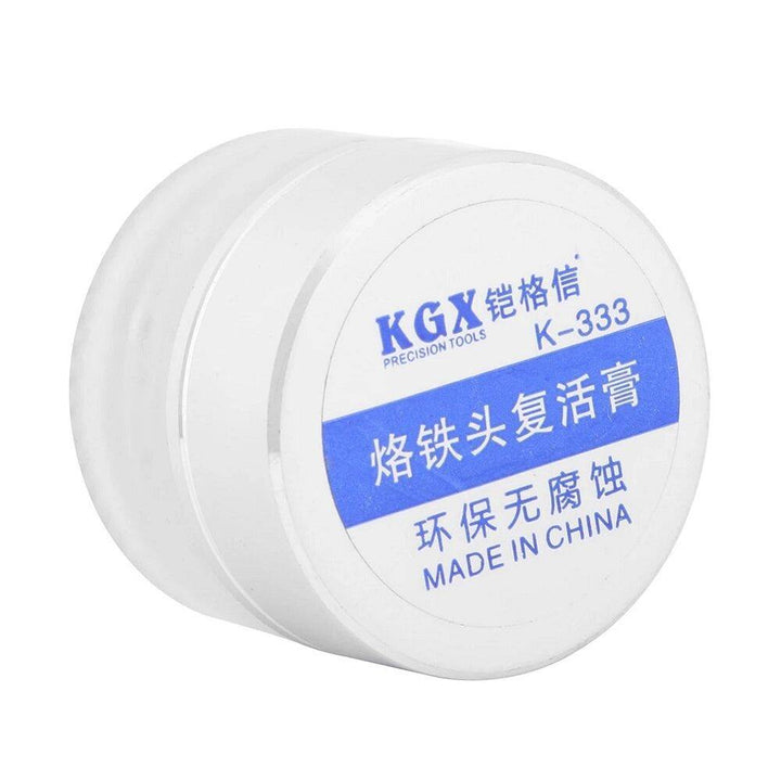 KGX K-33 Electrical Soldering Iron Tip Refresher solder Cream Clean Paste for Oxide Solder Iron Tip Resurrection Electric Soldering Tools - MRSLM