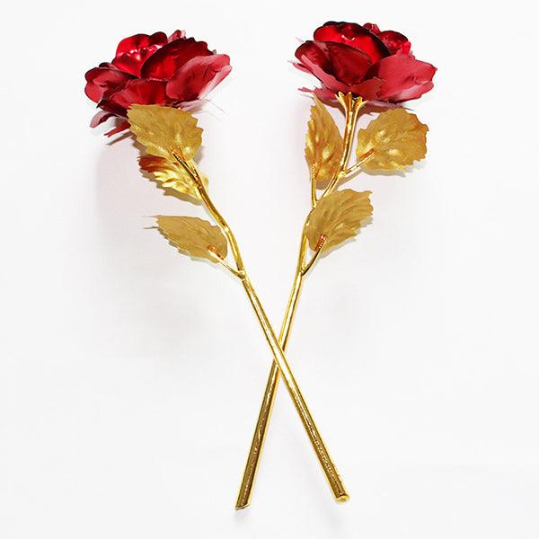 24K Gold Foil Rose Valentine's Day Gift Romantic Delicate - MRSLM
