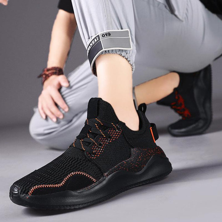 Fashion Mesh Casual Sports Shoes Young Students Large Size Running Shoes - MRSLM