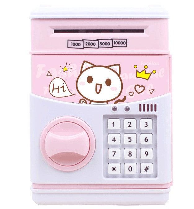 Coins Saving Box Bank Safe Box Automatic Deposit Banknote Christmas Gift Panda Electronic Piggy Bank ATM Password Money Box Cash - MRSLM