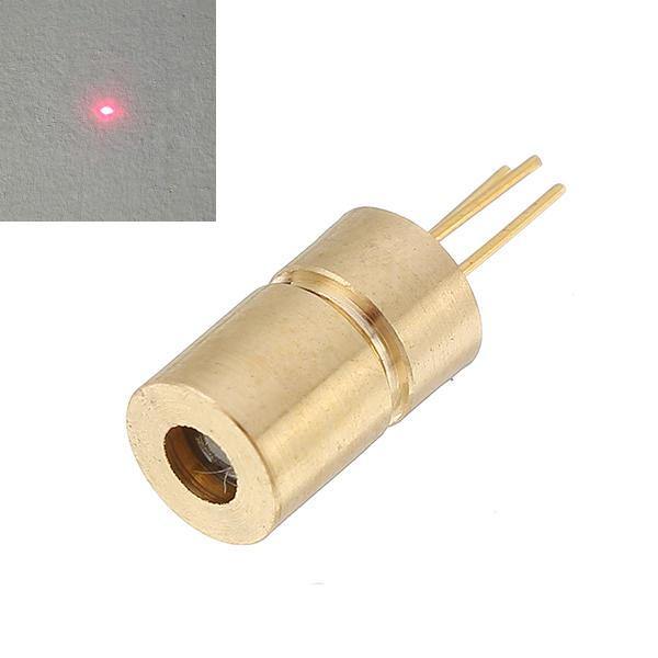 650nm 10mw 5V Red Dot Laser Diode Mini Laser Module Head for Equipment Industry 6x10.5mm - MRSLM