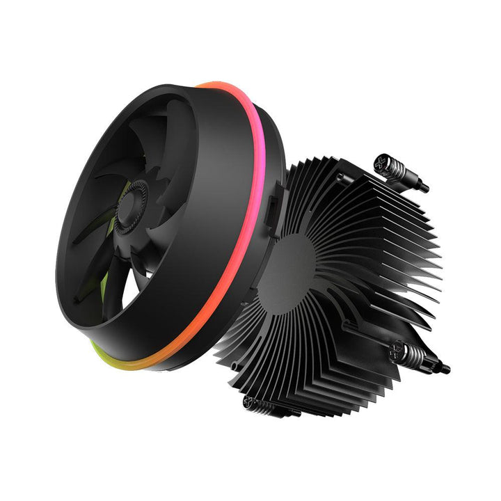 DarkFlash Shadow RGB PWM CPU Cooling Fan Motherboard Control Cooler Motherboard Sync for Intel Core i7/i5/i3 - MRSLM