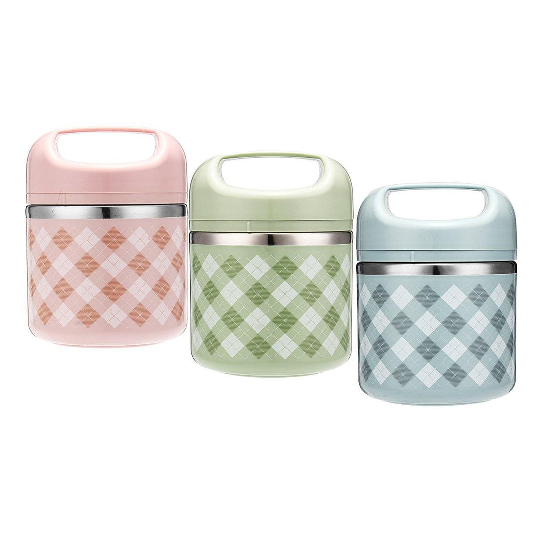 Vacuum Portable Stainless Steel Lunch Box Picnic Thermos Food Storage Container - MRSLM