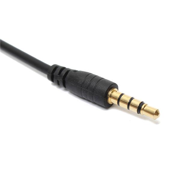 3.5mm 1/8'' Male To Male 4-Pole TRRS AV Audio Extension Cable 1.2M/4Feet - MRSLM
