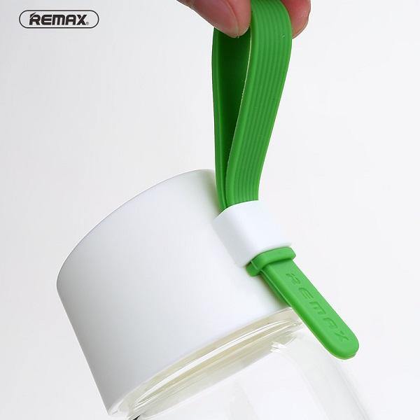 REMAX Sakura 490ml Glass Bottle Simple Portable Creative Water Cups Outdoor Bottle - MRSLM