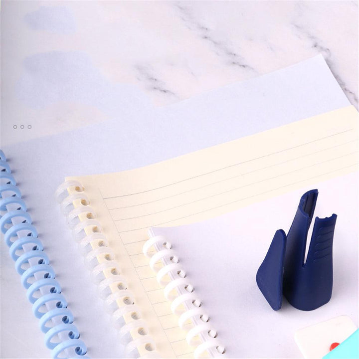 KW-trio 7849 10Pcs Binding Rings Set Four Colors 30 Circles Binding Ring Book Document File Storage Ring For School Office Supplies - MRSLM