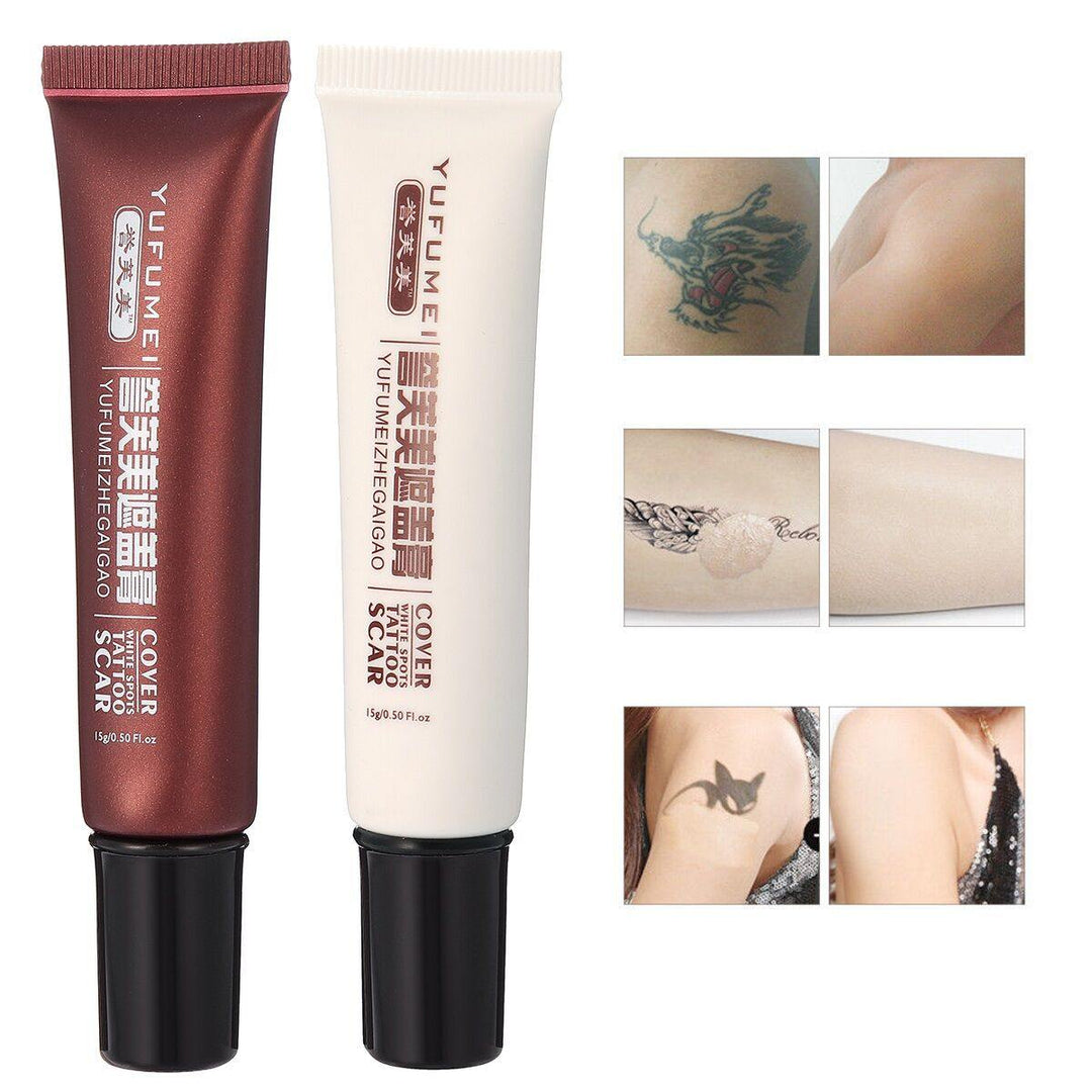 Acne Cream Fades Acne Marks Tattoo Cover Up Makeup Skin Scar Birthmark Concealer - MRSLM