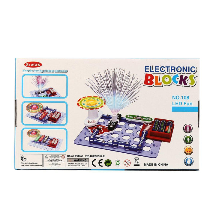 Educational Snap Circuits Electronics Discovery Blocks Kit Science Toys Kids DIY - MRSLM