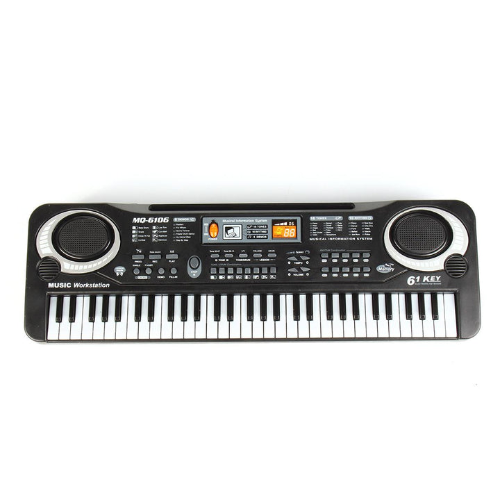 61 Keys Kids Electronic Music Keyboard Electric Digital Piano Organ Toy + Mic - MRSLM