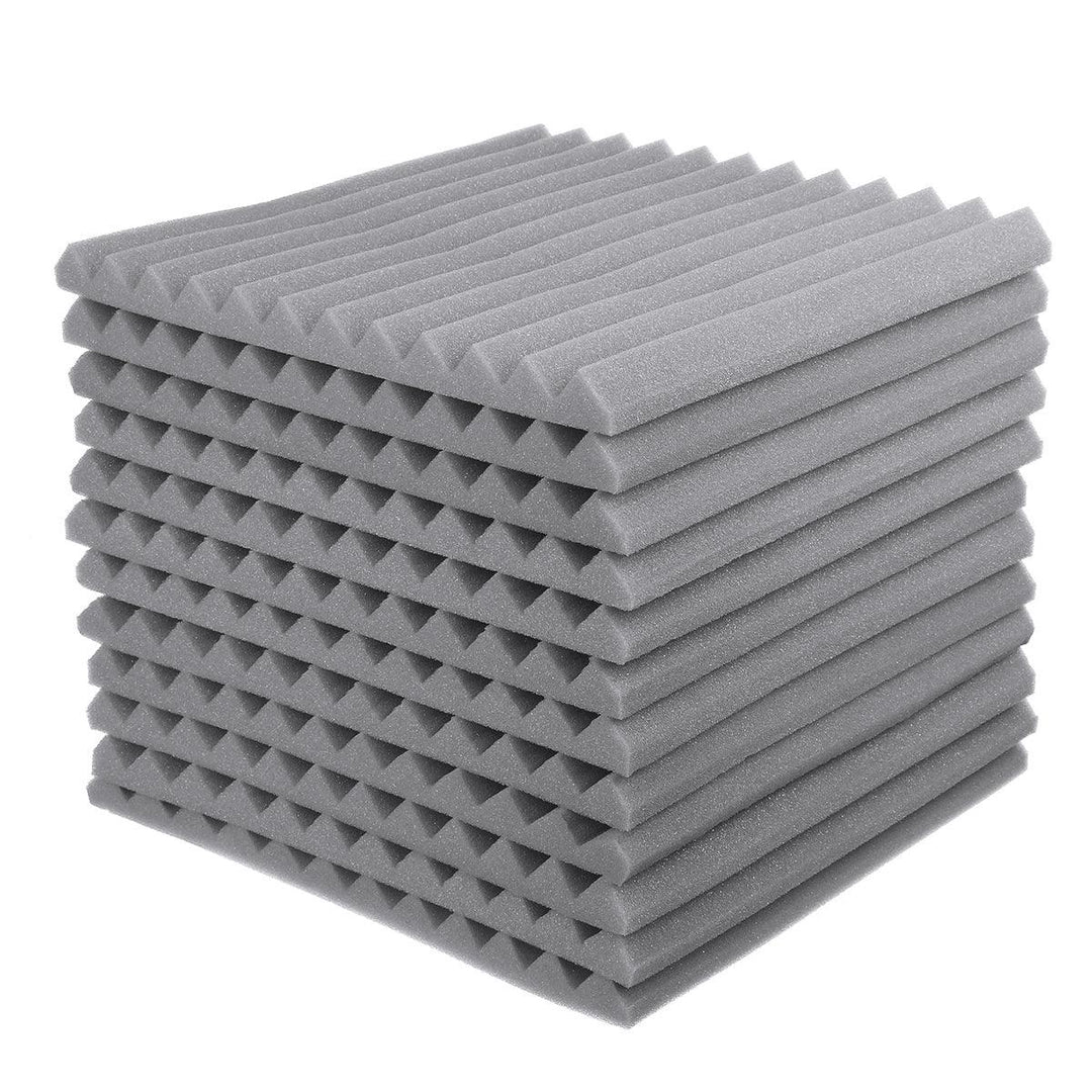 18 Pcs Soundproofing Wedges Acoustic Panels Tiles Insulation Closed Cell Foams - MRSLM