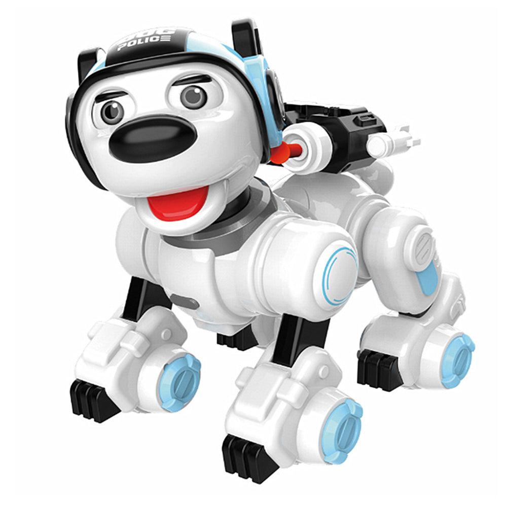Mofun 1901 Smart Dog Programmable Infrared/Touch Control Patrol Dance Sing Shooting RC Robot Toy Gift - MRSLM