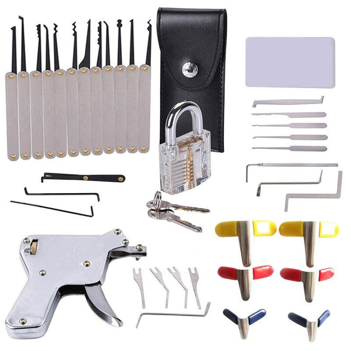 37Pcs Powerful Locksmith's Tools Kit Combination Lock Pick Hook and Lock Pick Tool - MRSLM