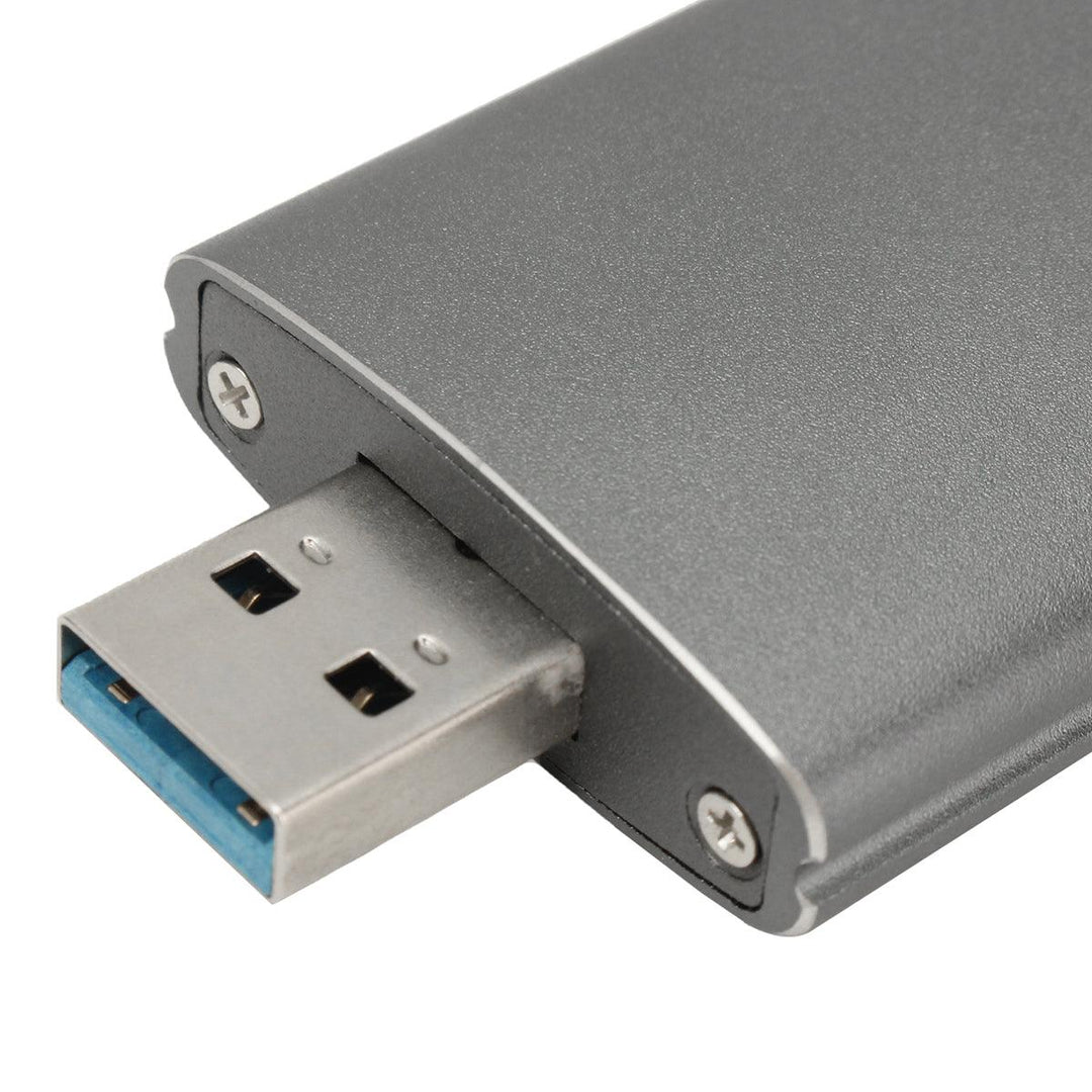 M.2 NGFF SSD SATA to USB 3.0 Converter Adapter External Enclosure Mobile SSD Case - MRSLM