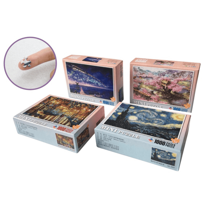 1000 Pieces Of Puzzle Adult Decompression Scenery Series Jigsaw Puzzle Toy - MRSLM