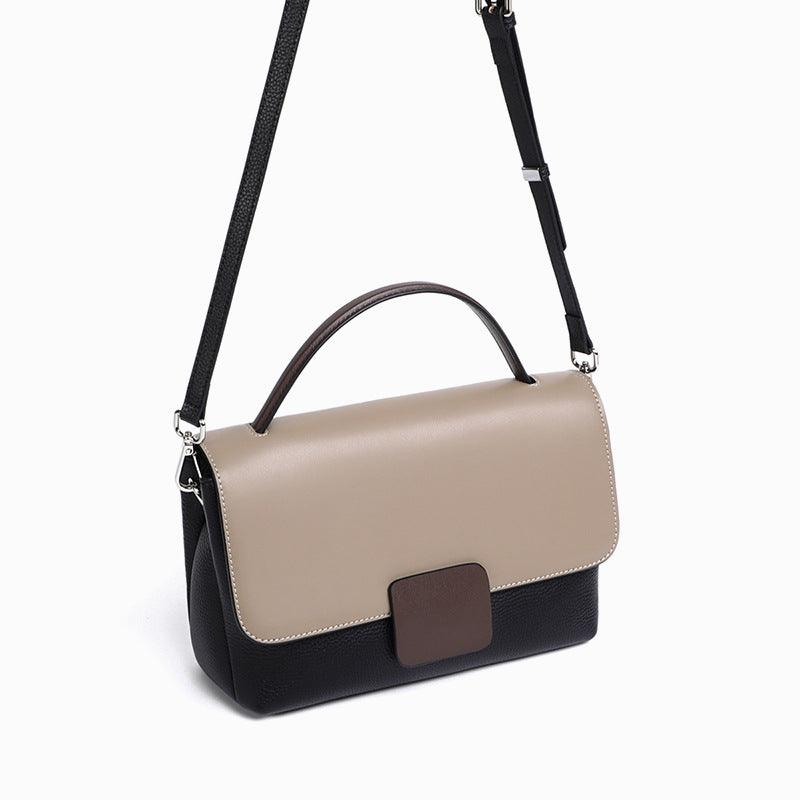 New Trendy Leather Messenger Bag Women's All-match Shoulder Bag Fashion Handbag - MRSLM