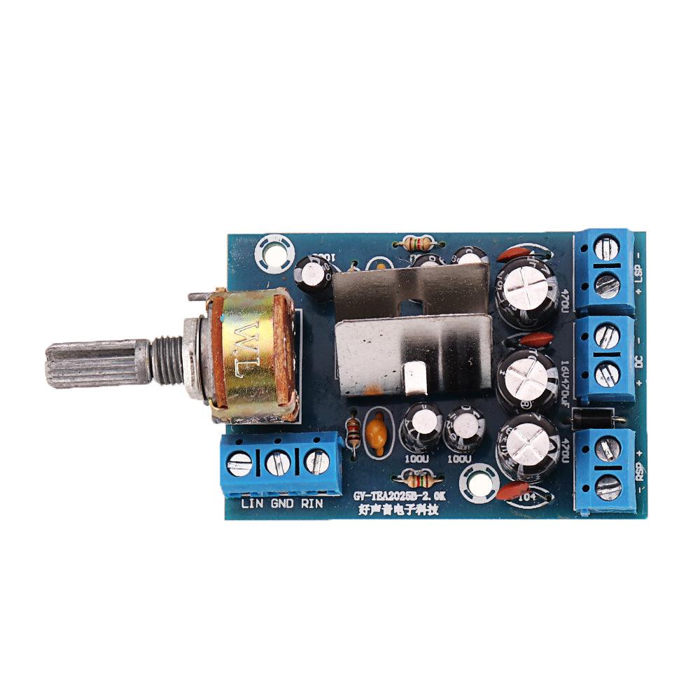 TEA2025B Mini Audio Amplifier Board Dual Stereo 2.0 Channel Amplifier Board for PC Speaker 3W+3W 5V 9V 12V CAR - MRSLM