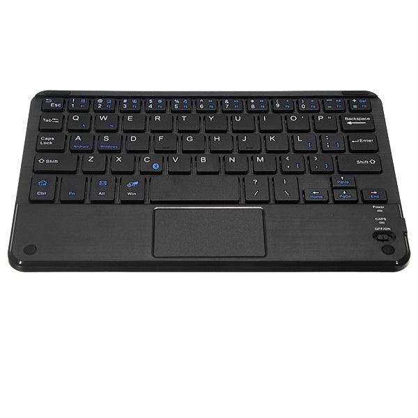 B.O.W HB119 Universal Wireless bluetooth Touch Keyboard with Leather for Tablet Cell Phone (Black) - MRSLM