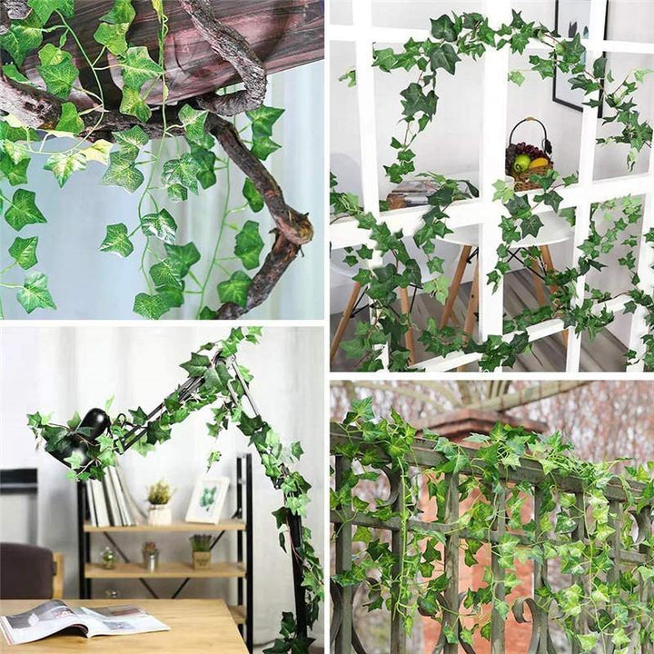 6.6ft Artificial Hanging Vine Plant Leaves Ivy Plant Garland Hanging Used - MRSLM
