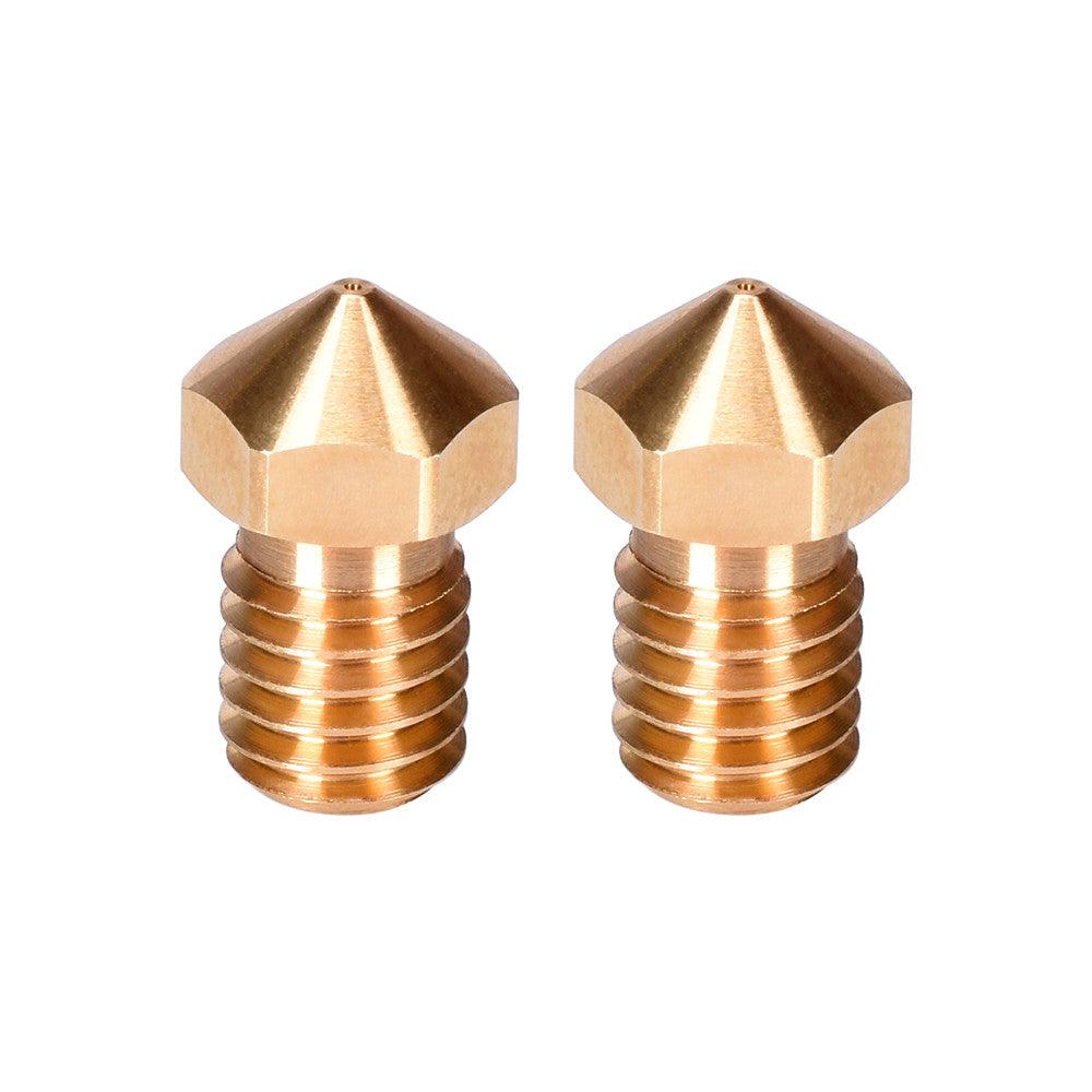 BIGTREETECH® 0.2/0.4/0.6/0.8mm V6 Brass Nozzle for Titan Extruder J-Head - MRSLM