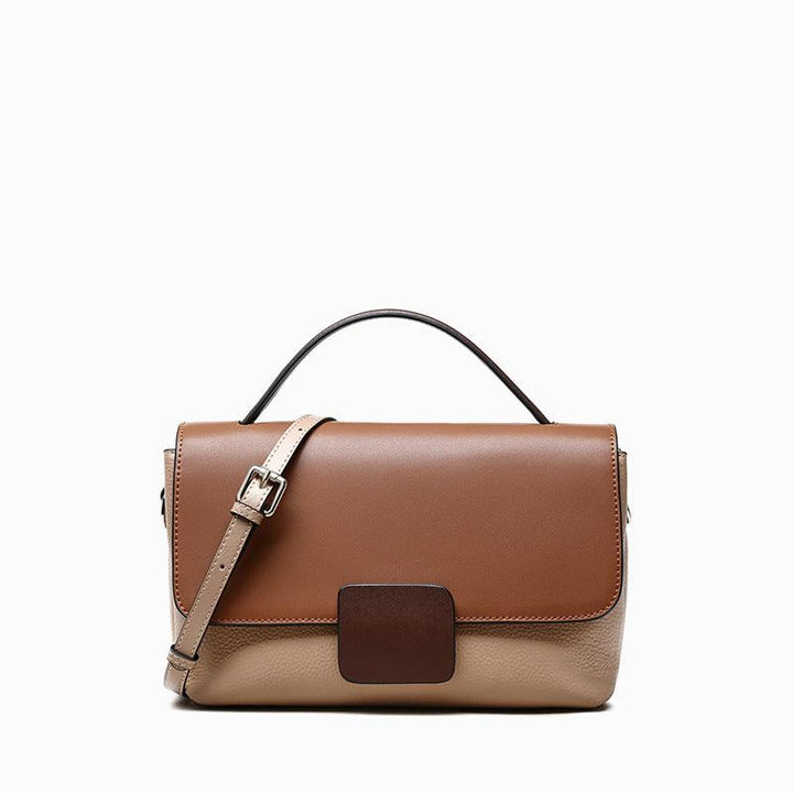 New Trendy Leather Messenger Bag Women's All-match Shoulder Bag Fashion Handbag - MRSLM