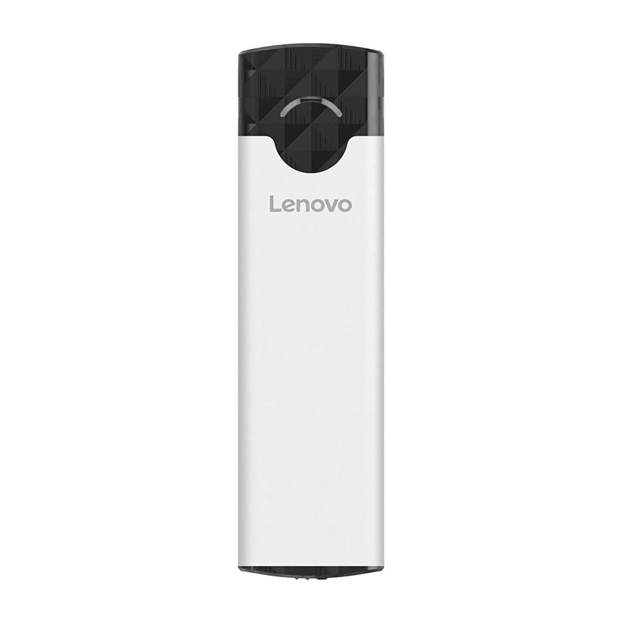 Lenovo M-02 M.2 NVME External HDD Enclosure Mobile Hard Disk Box Hard Drive Case Compatible with 2230 / 2242 / 2260 / 2280 (Grey) - MRSLM