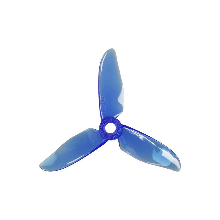 2 Pairs Dalprop Cyclone T3056C 3056 3x5.6 3 Inch 3-blade Propeller for RC Drone FPV Racing Multi Rotor (Crystal Blue) - MRSLM