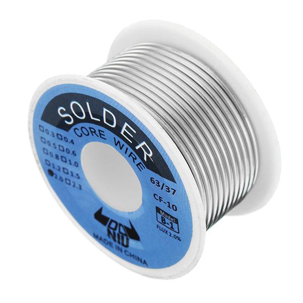 DANIU 100g 63/37 Tin Lead Rosin Core 0.5-2mm 2% Flux Reel Welding Line Solder Wire - MRSLM