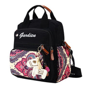 women's washed canvas shoulder bag, view 3 - MRSLM