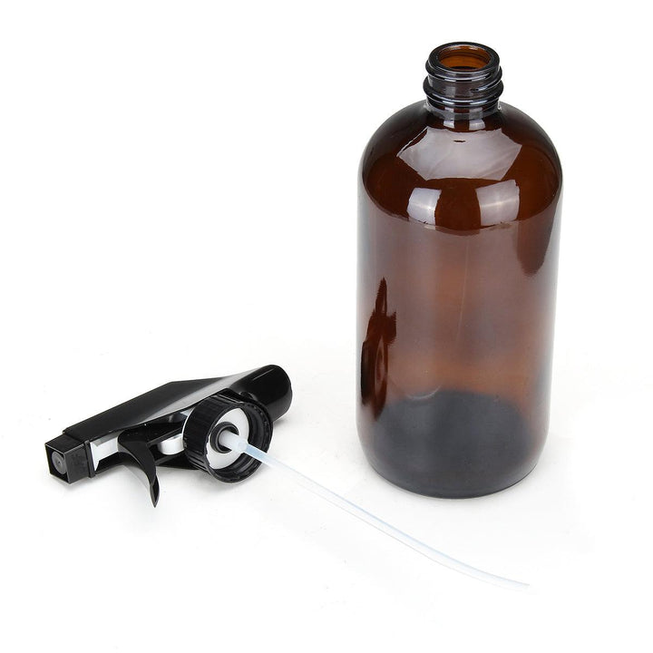 500ml Amber Glass Spray Refillable Bottles Water Sprayer - MRSLM