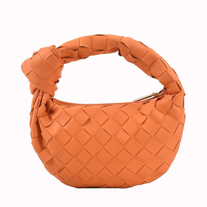 Woven Small Round Bag Solid Color Macarons - MRSLM