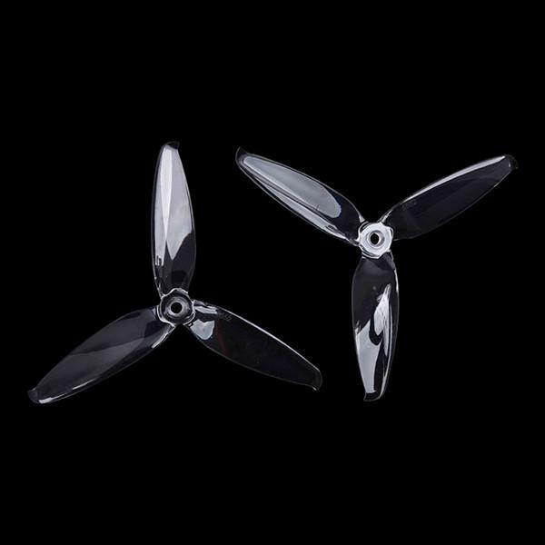 2 Pairs Gemfan Flash 5552 5.5x5.2 PC 3-blade Propeller 5mm Mounting Hole for RC FPV Racing Drone - MRSLM