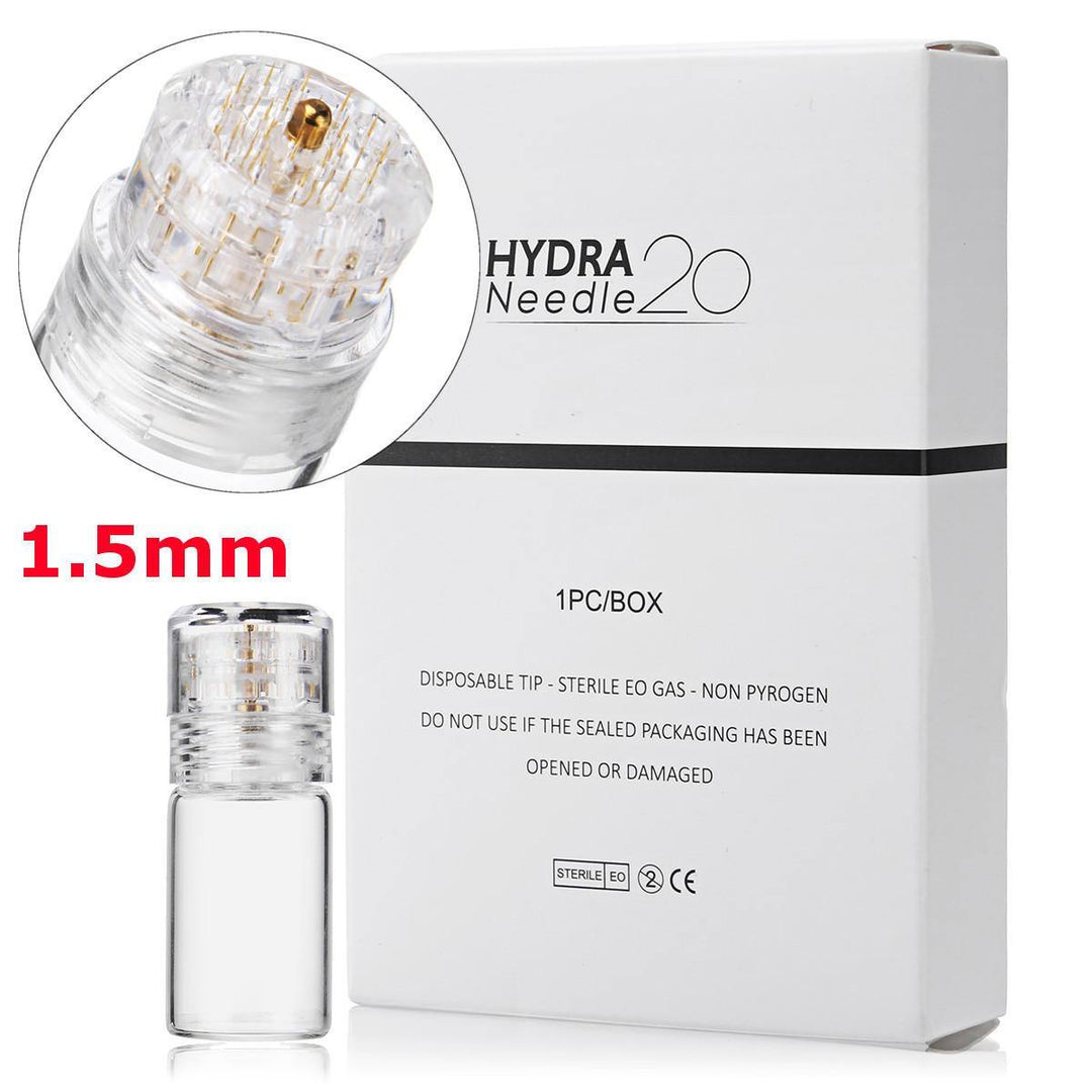 Hydra 20 Titanium Microneedle Applicator Bottle Reusable Derma Stamp Mesotherapy - MRSLM