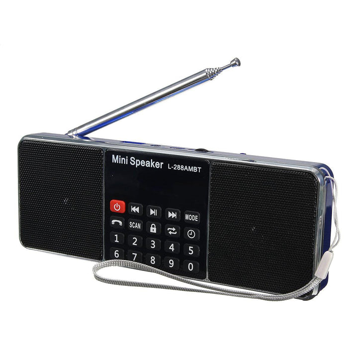 L-288 AMBT bluetooth Portable LCD FM/AM Radio Stereo Speaker MP3 Music Player Micro SD USB - MRSLM