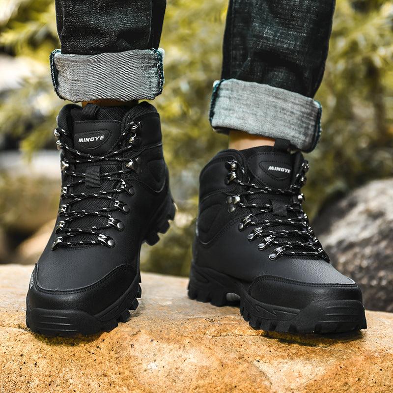 Hiking Shoes Men's Outdoor Sports Shoes Warm Winter Climbing - MRSLM
