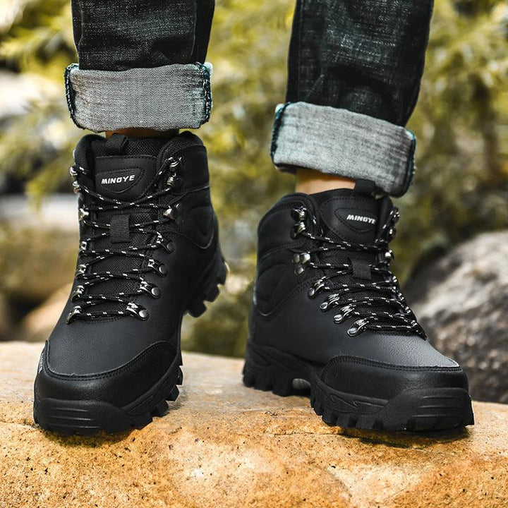 Hiking Shoes Men's Outdoor Sports Shoes Warm Winter Climbing - MRSLM
