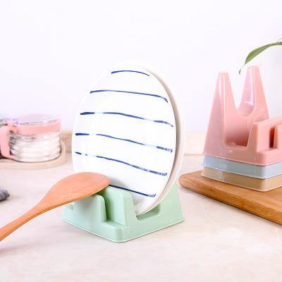 Practical Pot Lid Shelf Holder Plastic Pan Cover Rack Stand Kitchen Accessories Cooking Storage Tool - MRSLM