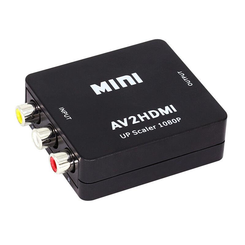 1080p AV To HDMI Video Signal Converter RCA to HDMI Video Adapter Composite AV CVBS Audio Video Adapter - MRSLM