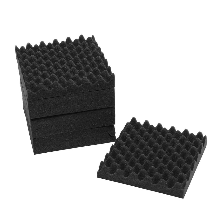8PCS 12x12x2.5'' Acoustic Sound Studio Soundproof Foam Egg Crate Foam Wall Tile - MRSLM