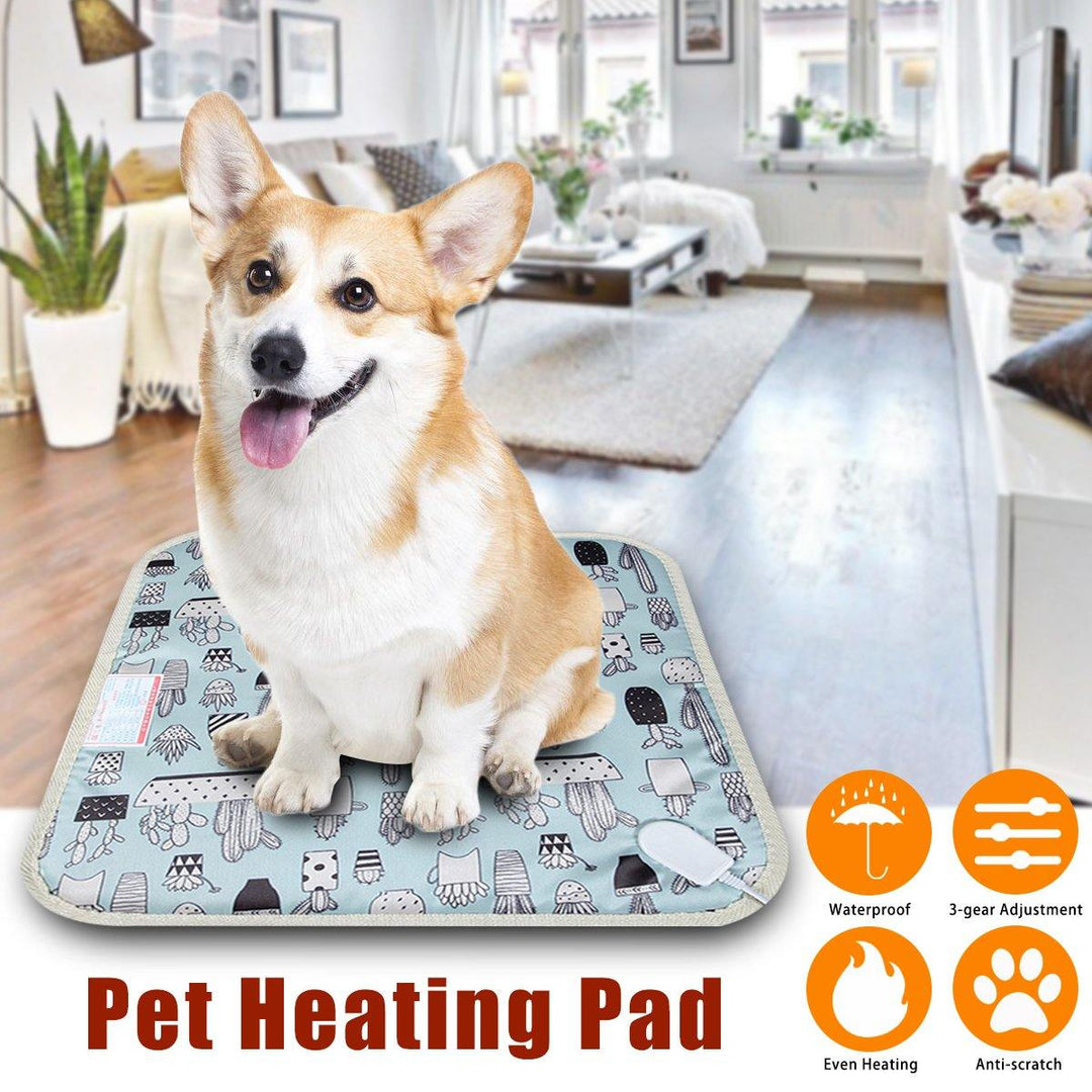 Waterproof Electric Heated Mat Heat Cat Pet Dog Pad Mat Protection - MRSLM