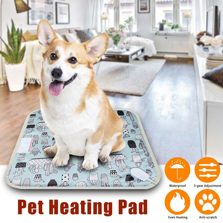 Waterproof Electric Heated Mat Heat Cat Pet Dog Pad Mat Protection - MRSLM