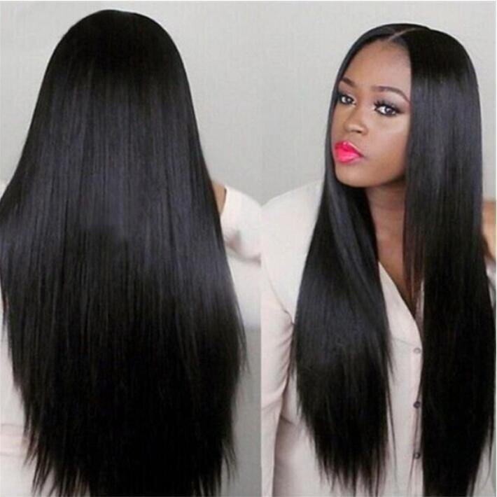 Straight Lace Wig Front Human Hair Wigs 5x5 Malaysian Straight Closure Wigs Long Straight Hair Wigs 6x6 Lace Clsoure Frontal Wigs - MRSLM