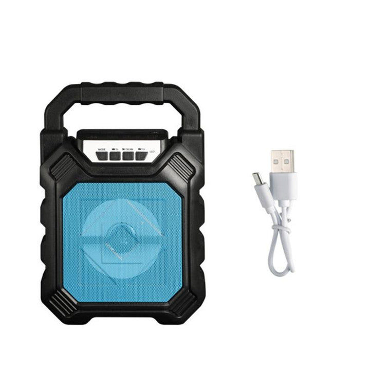 Mini Portable 5W Wireless bluetooth Colorful LED Speaker Support AUX USB TF Card - MRSLM